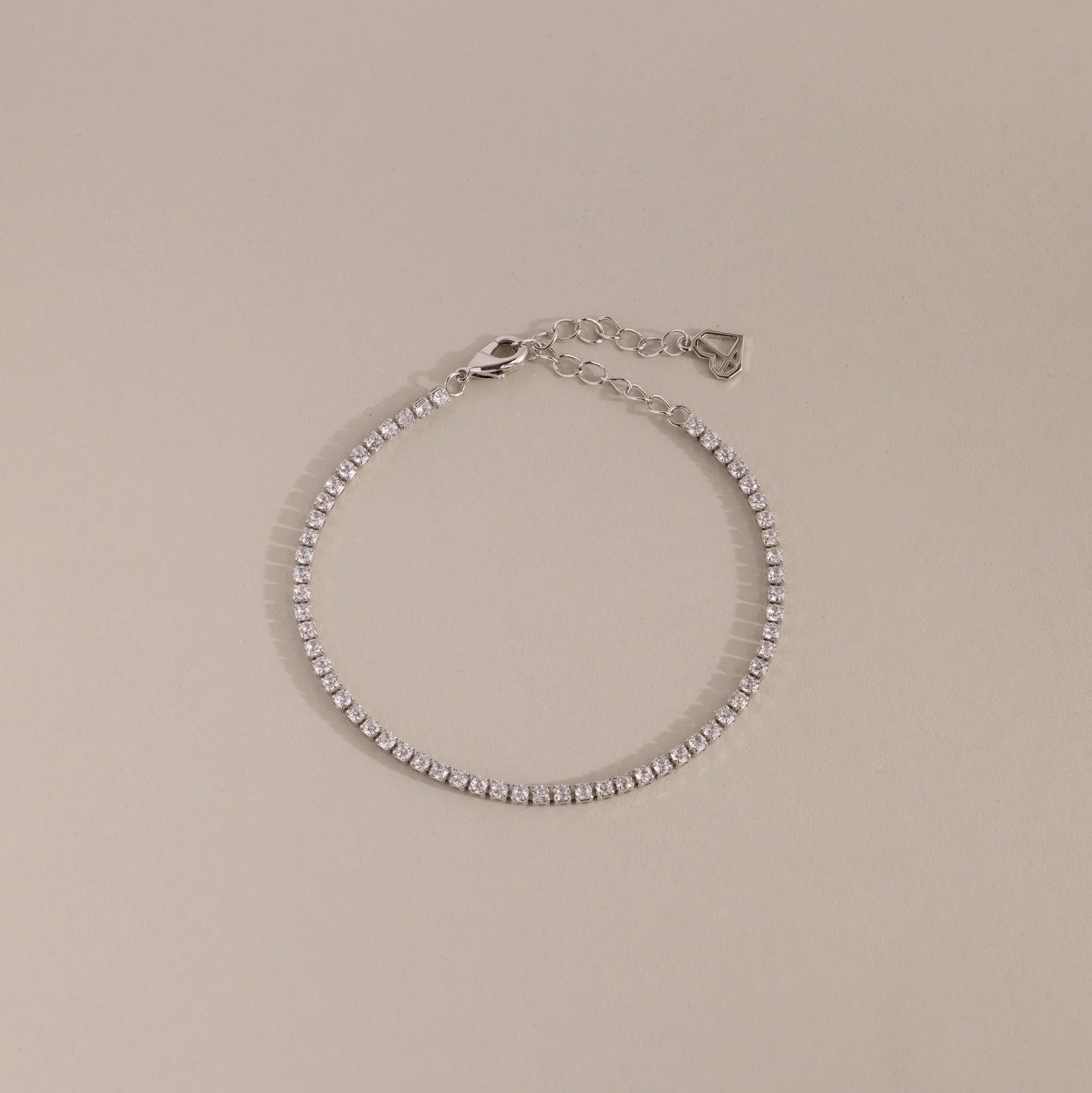 Classic Diamond Tennis Bracelet in Silver